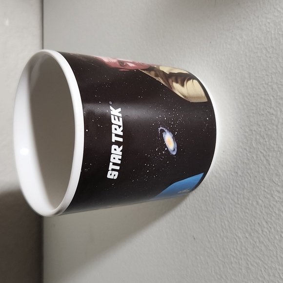 Star Trek Coffee cup Vintage Mug 1993 Kirk Spock MUG coffee cup - Picture 2 of 7